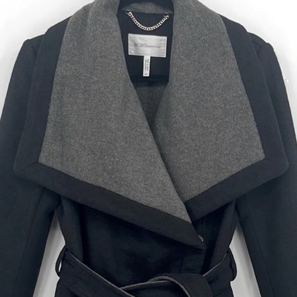 BCBGeneration Wool Blend Trench Coat - Picture 3 of 5
